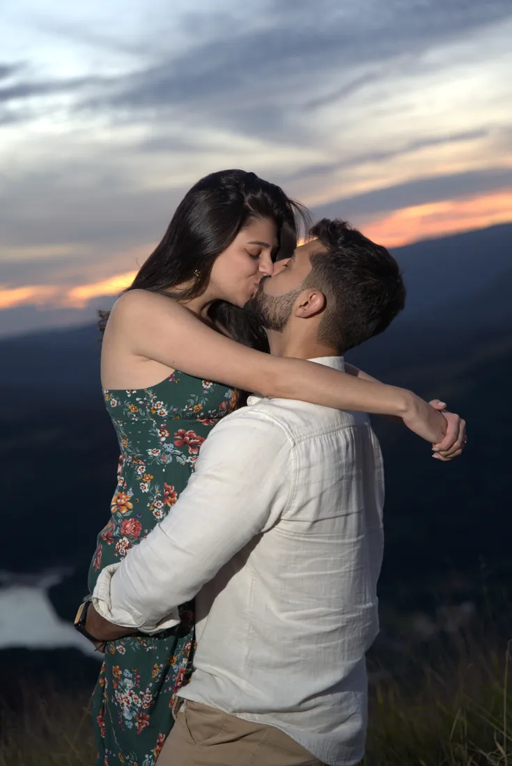 Beijo ao entardecer